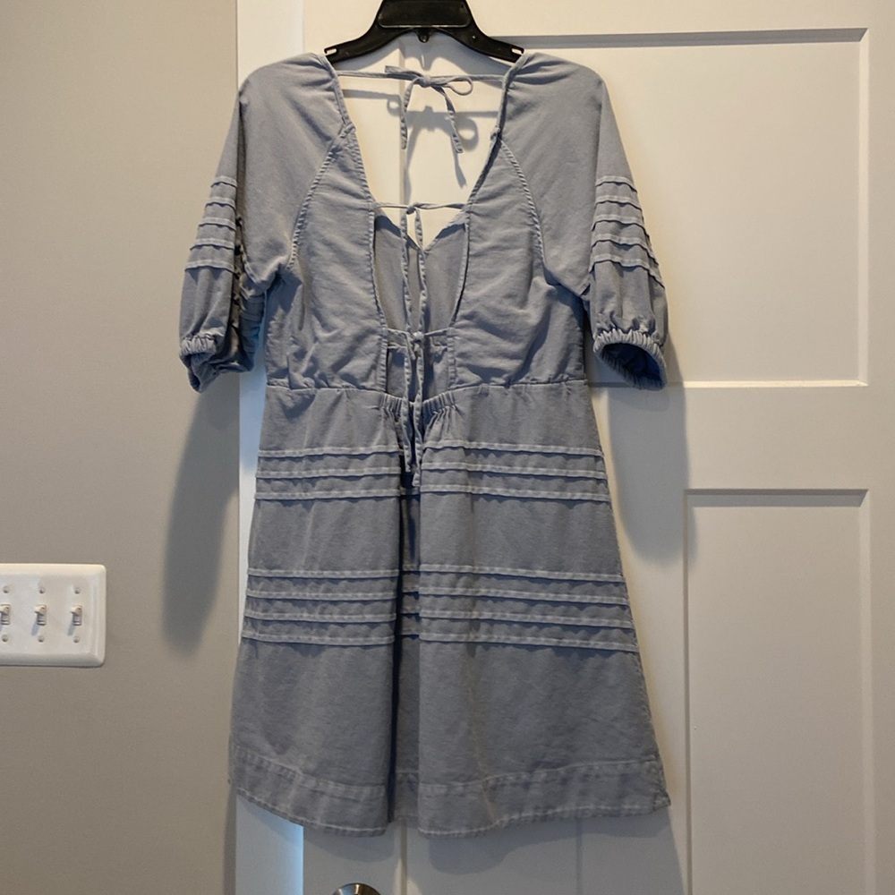 7 for all mankind light denim dress with amazing details size M - Picture 2 of 3